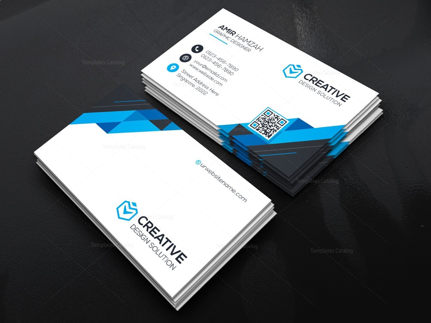 2019 Technology Business Card - Graphic Prime | Graphic Design Templates