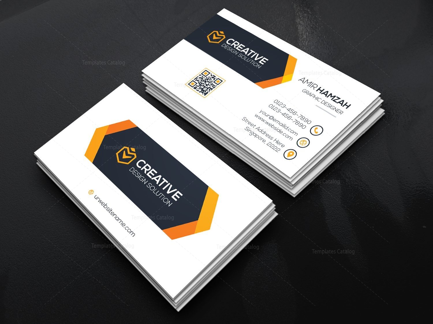 Artistic Business Card Template - Graphic Prime 