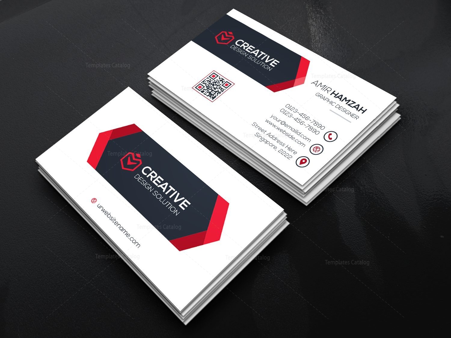 Artistic Business Card Template - Graphic Prime | Graphic Design Templates