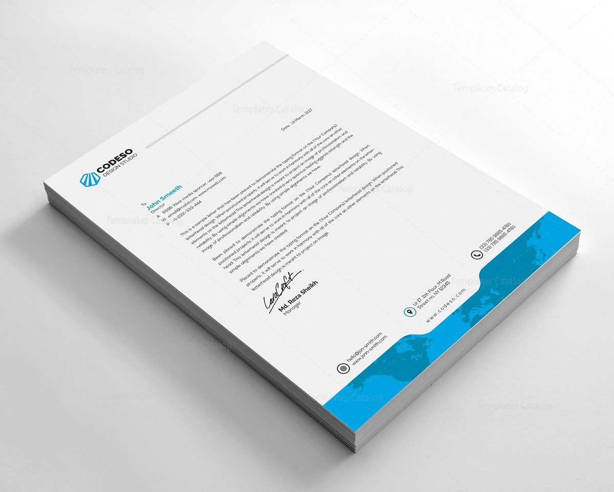 Classic Stylish Letterhead Template - Graphic Prime | Graphic Design ...