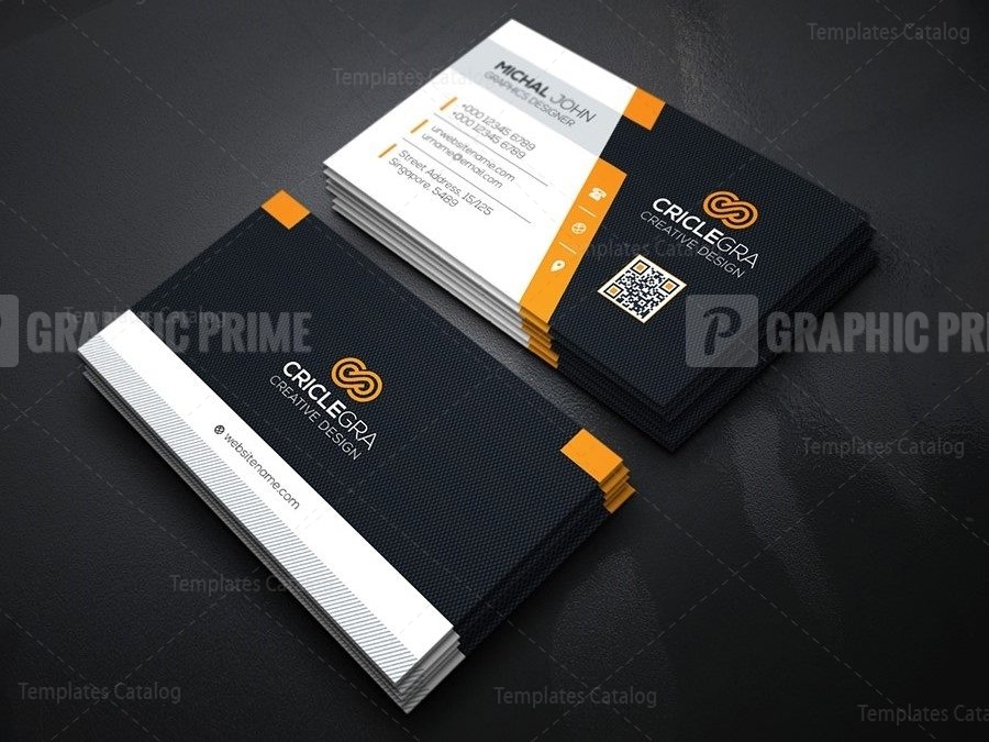 Company Business Card Design Template - Graphic Prime 