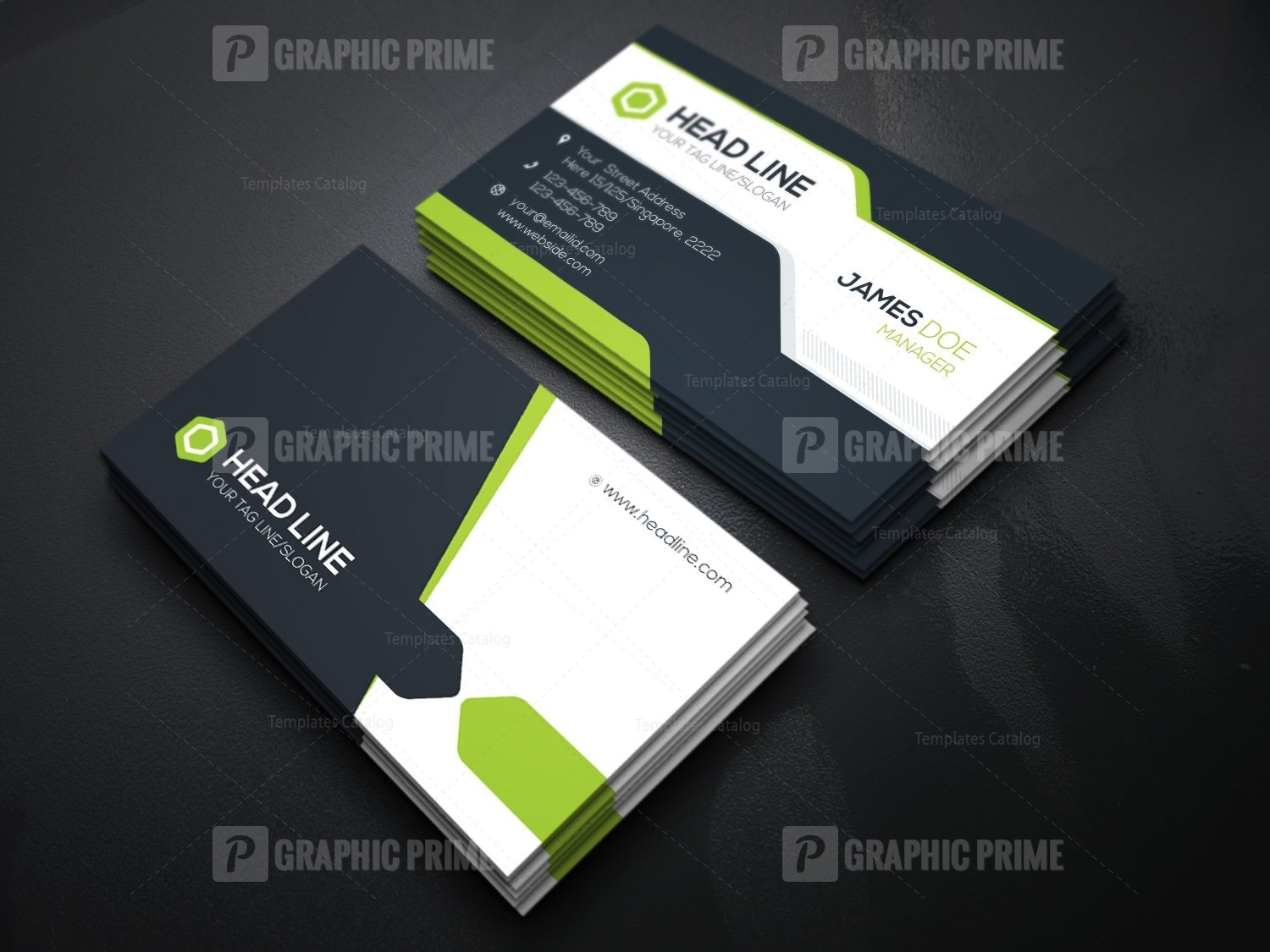 Corporate Business Card Design Templates - Graphic Prime 