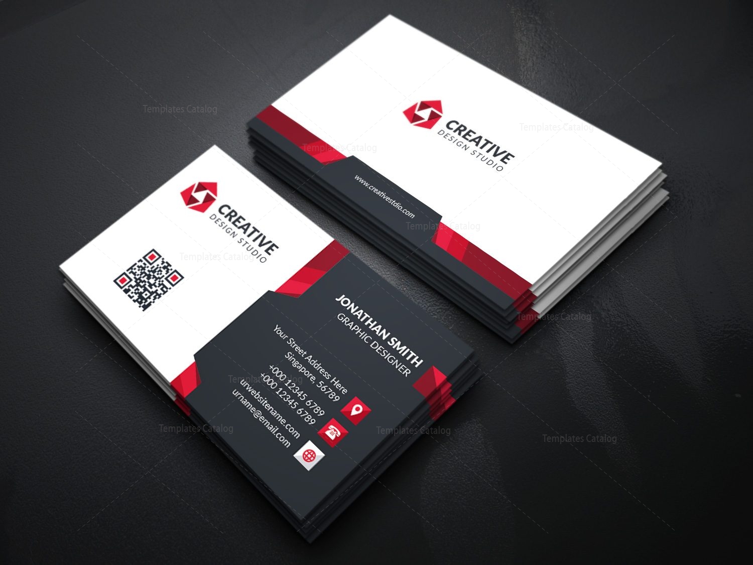 Corporate Business Card with Elegant Style - Graphic Prime | Graphic ...