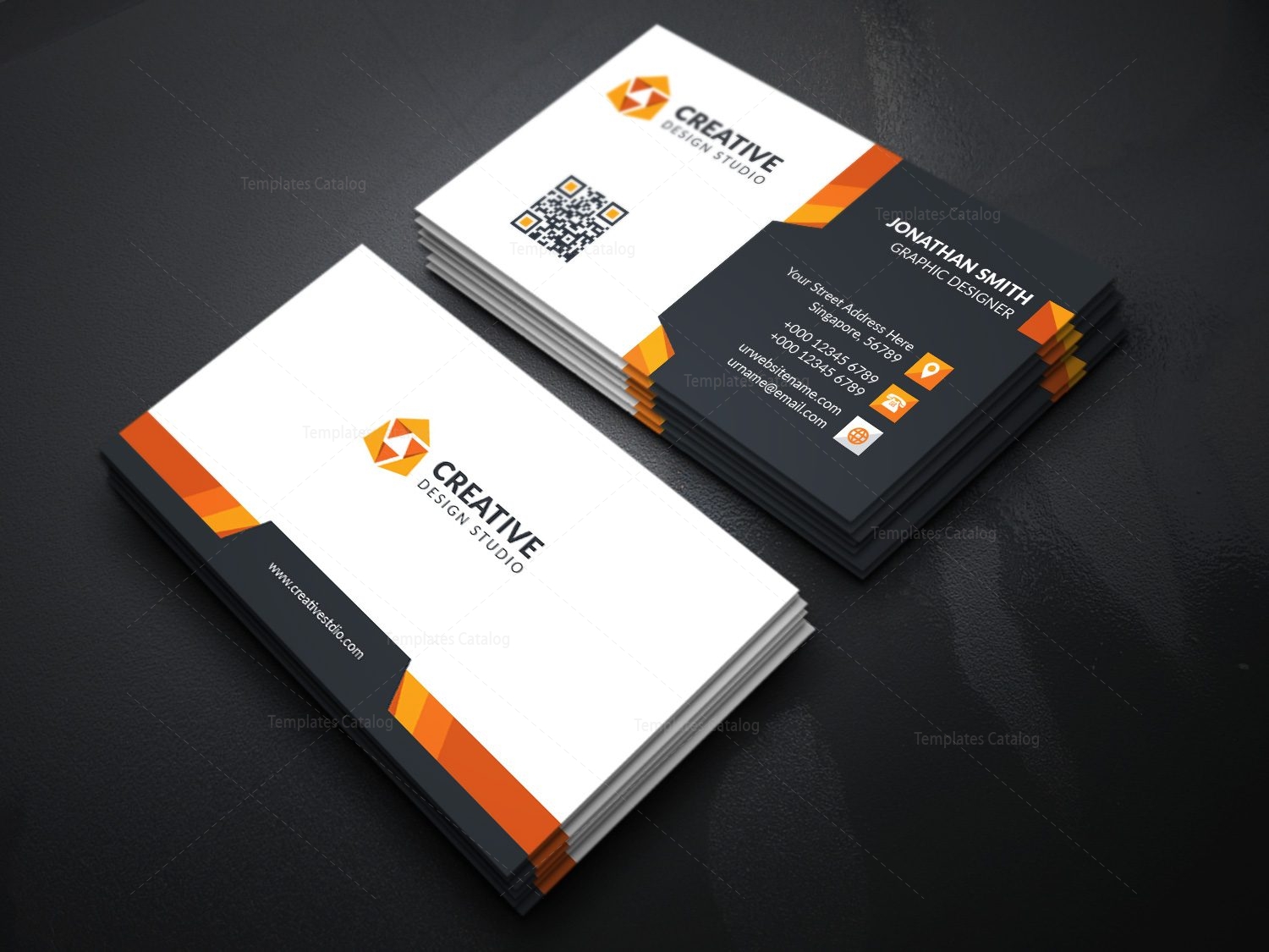 Corporate Business Card with Elegant Style - Graphic Prime | Graphic ...