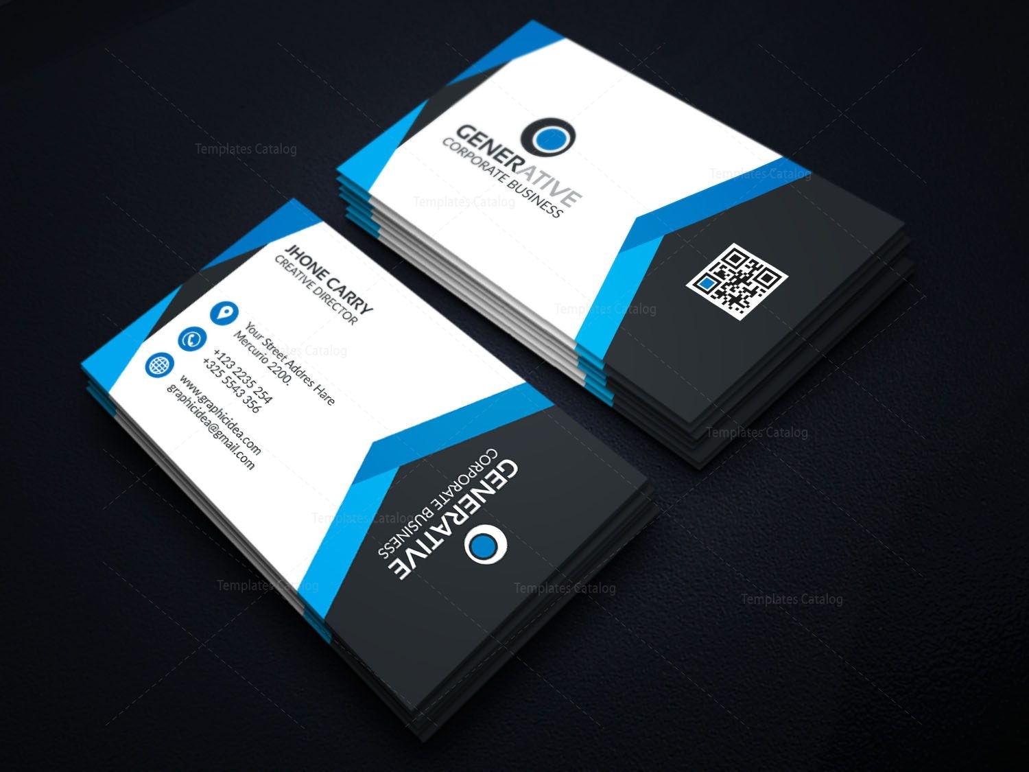 EPS Modern Business Card Design Template - Graphic Prime | Graphic ...