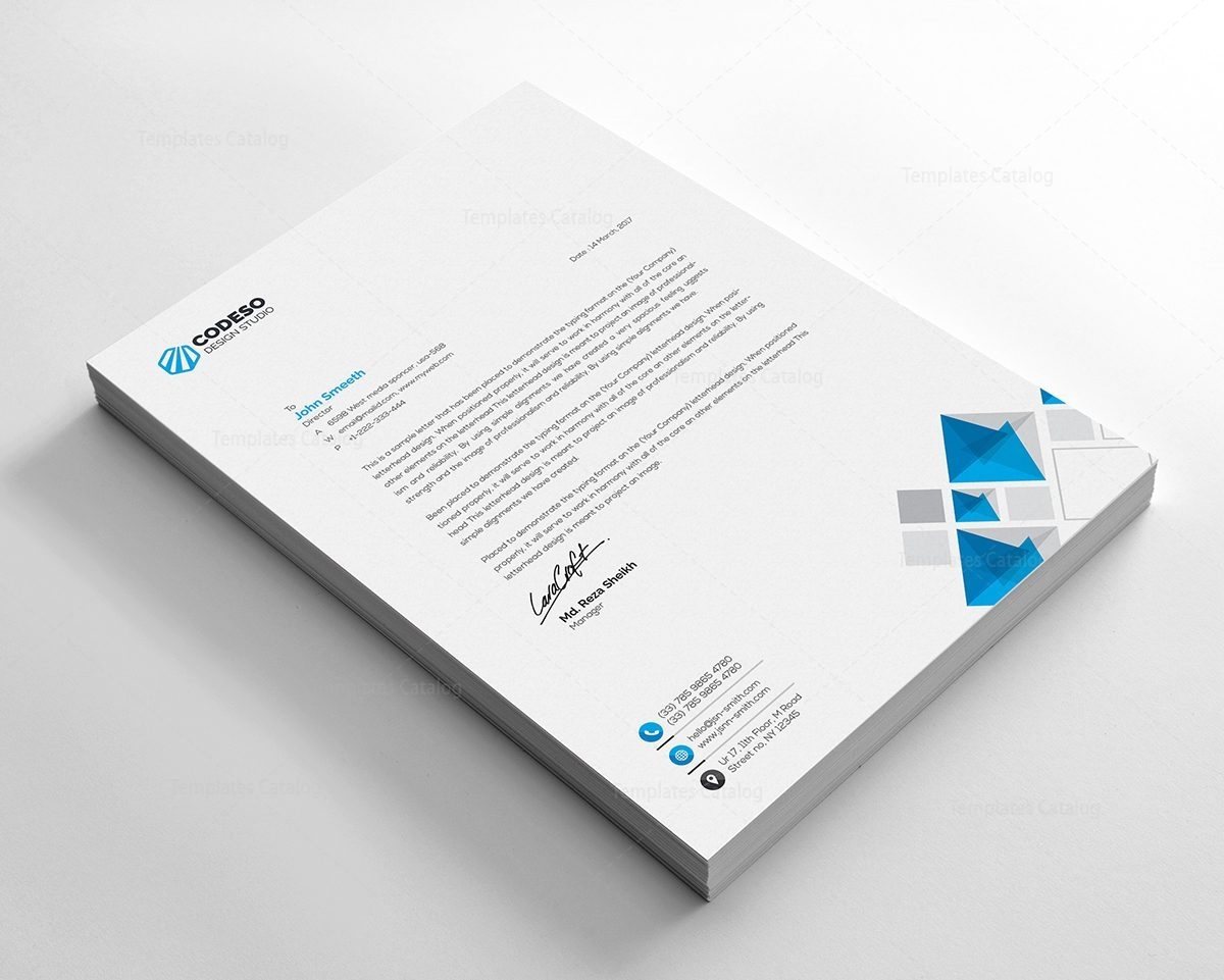 Fully Editable Letterhead Template - Graphic Prime | Graphic Design ...