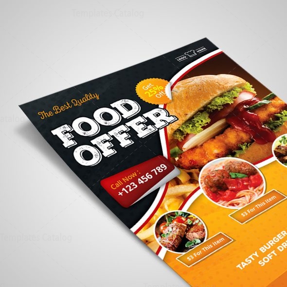 Hamburger Professional Business Flyer Design Template - Graphic Prime ...