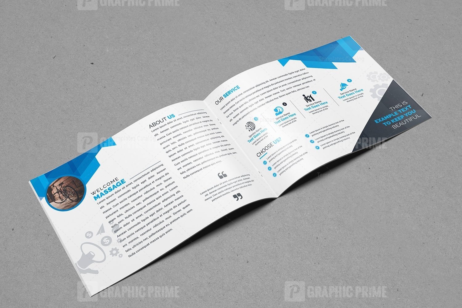 Landscape Brochure Template Design - Graphic Prime | Graphic Design ...