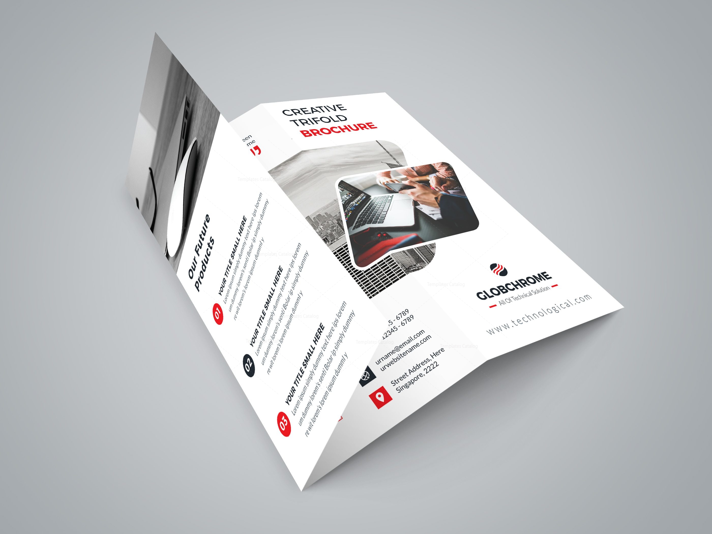 Minsk Professional Creative Tri-fold Brochure Design - Graphic Prime ...