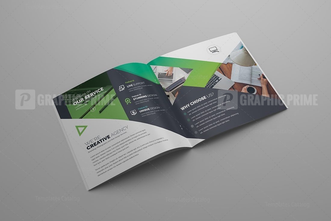 Modern Stylish Corporate Bi-Fold Template - Graphic Prime | Graphic ...