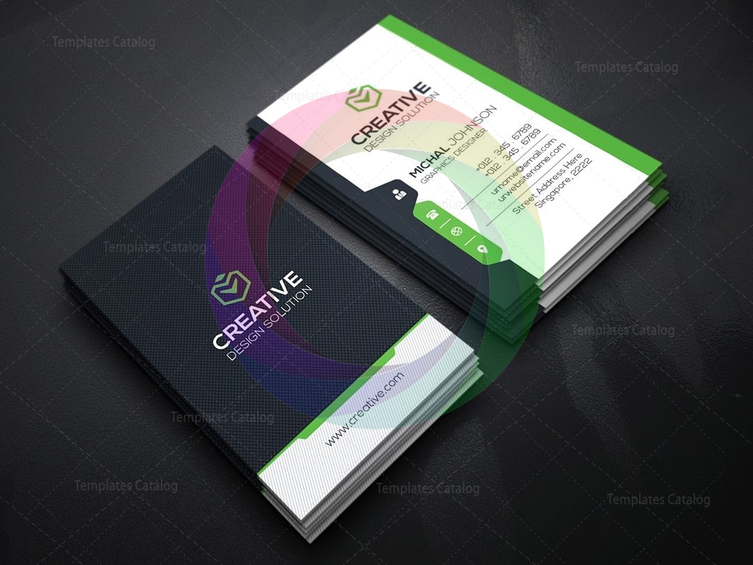 Modern Vertical Business Card Template - Graphic Prime | Graphic Design ...