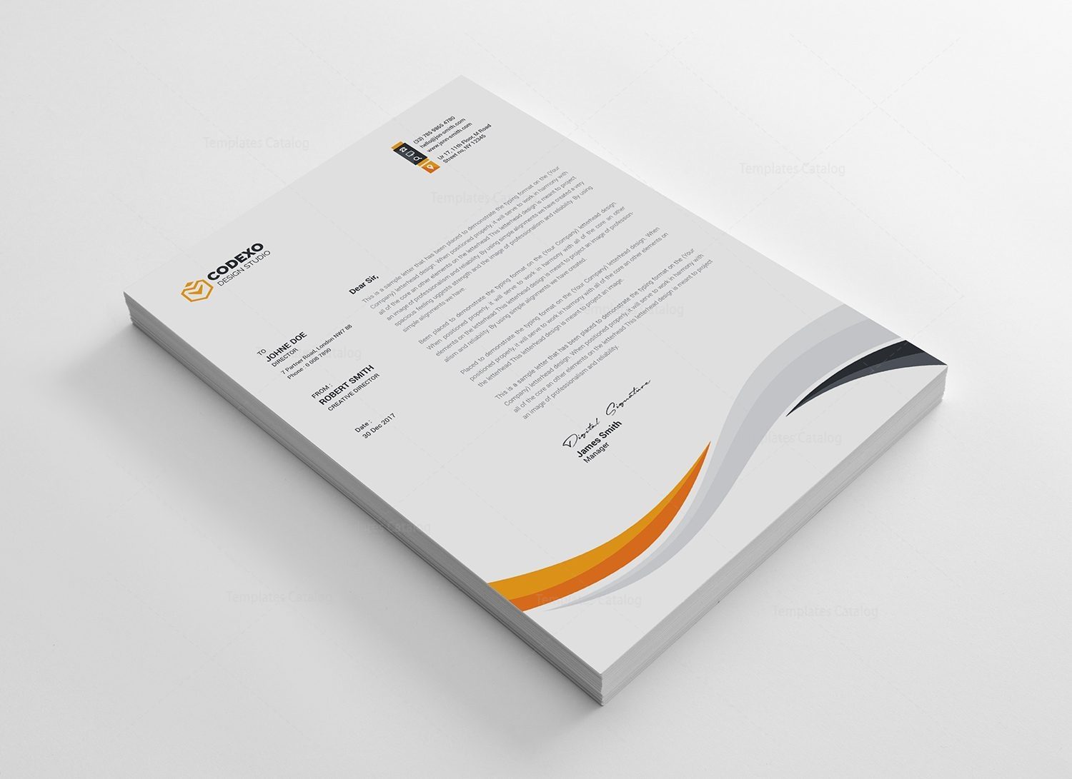 Perfect Letterhead Template - Graphic Prime | Graphic Design Templates