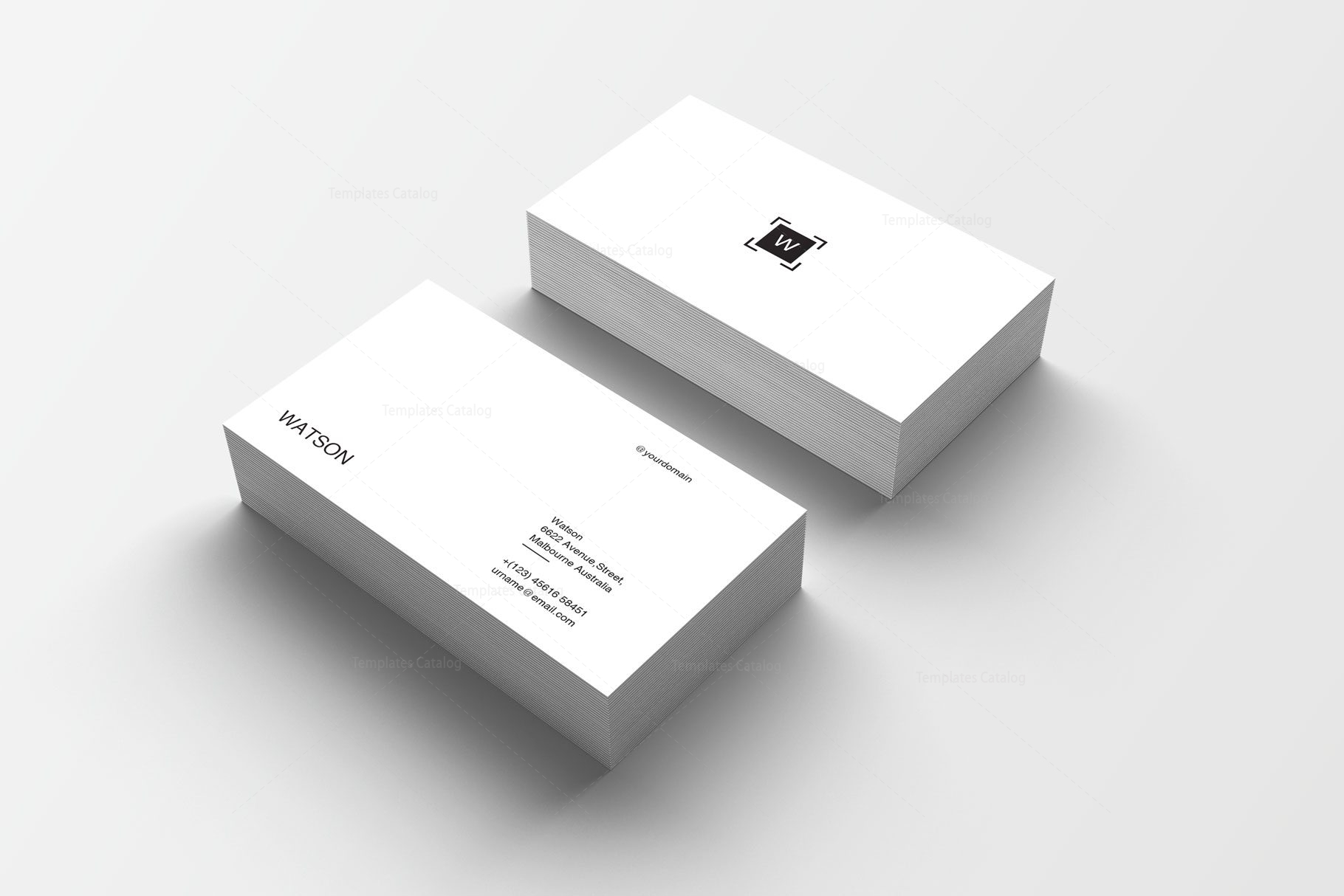 Plain Print Business Card Template - Graphic Prime | Graphic Design ...