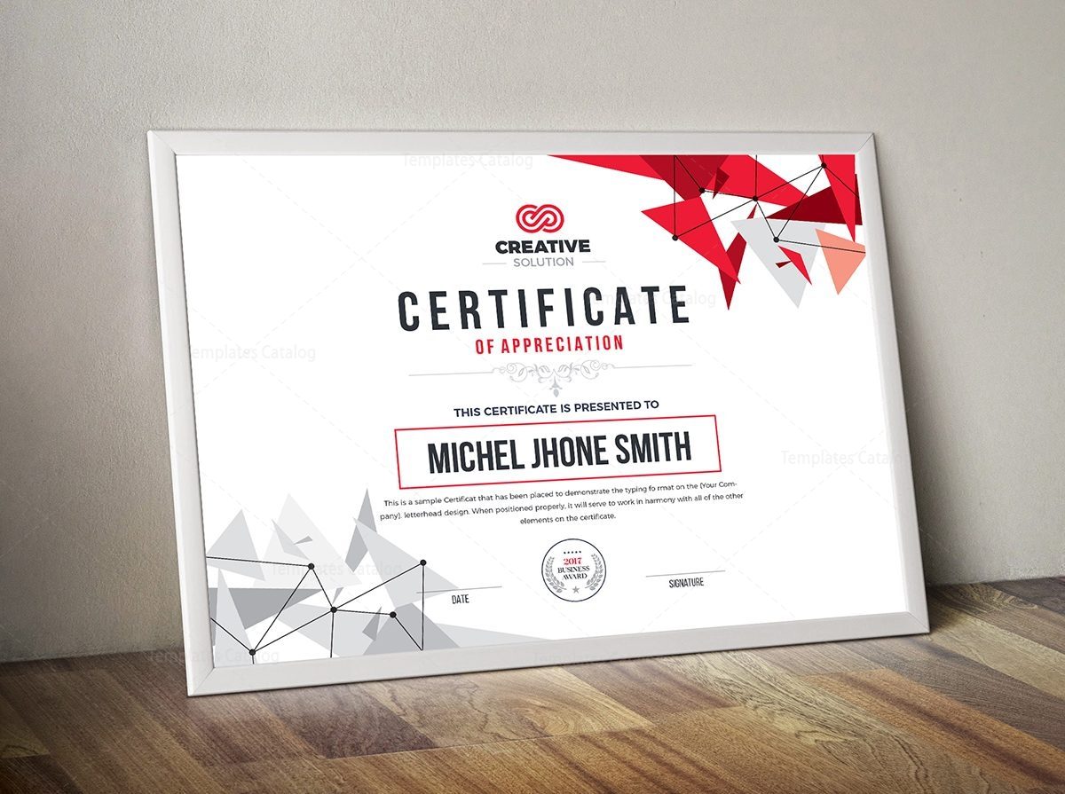 Premium Certificate Template - Graphic Prime | Graphic Design Templates