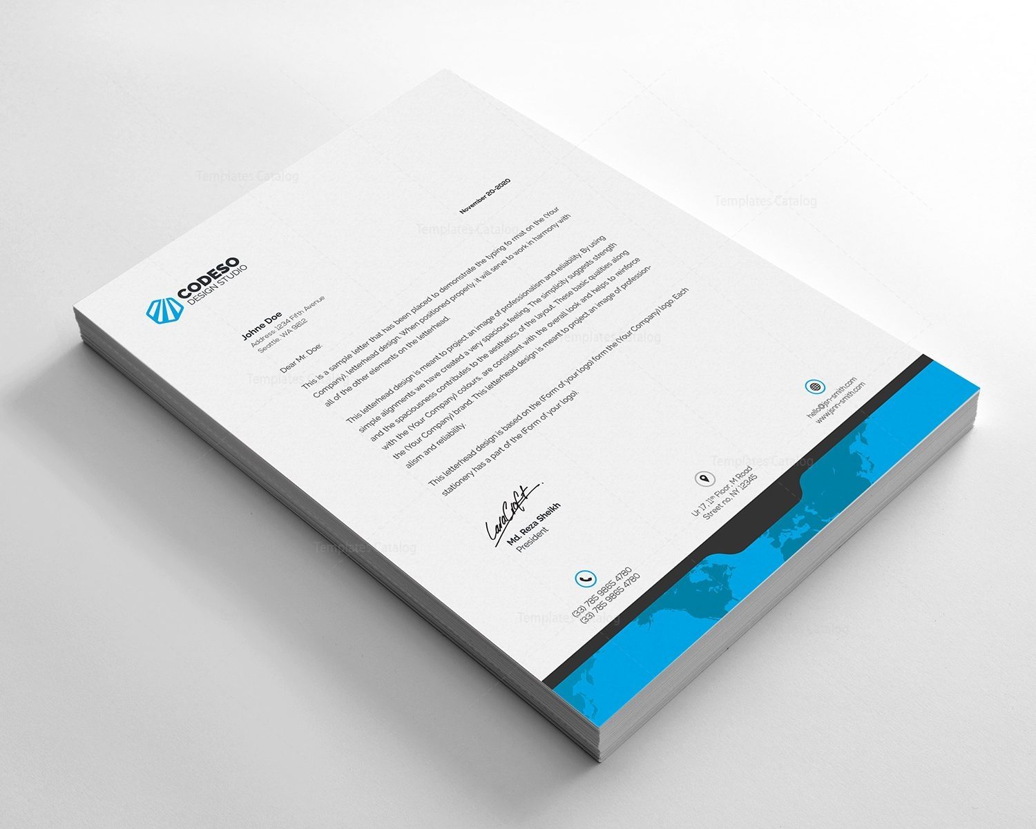 Premium Letterhead Template - Graphic Prime | Graphic Design Templates