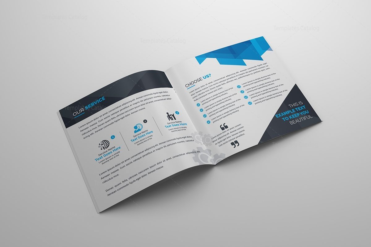 Real Estate Corporate Bifold Brochure Template - Graphic Prime ...