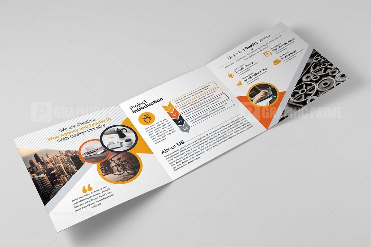 Sirius Corporate Tri Fold Brochure Template - Graphic Prime | Graphic ...