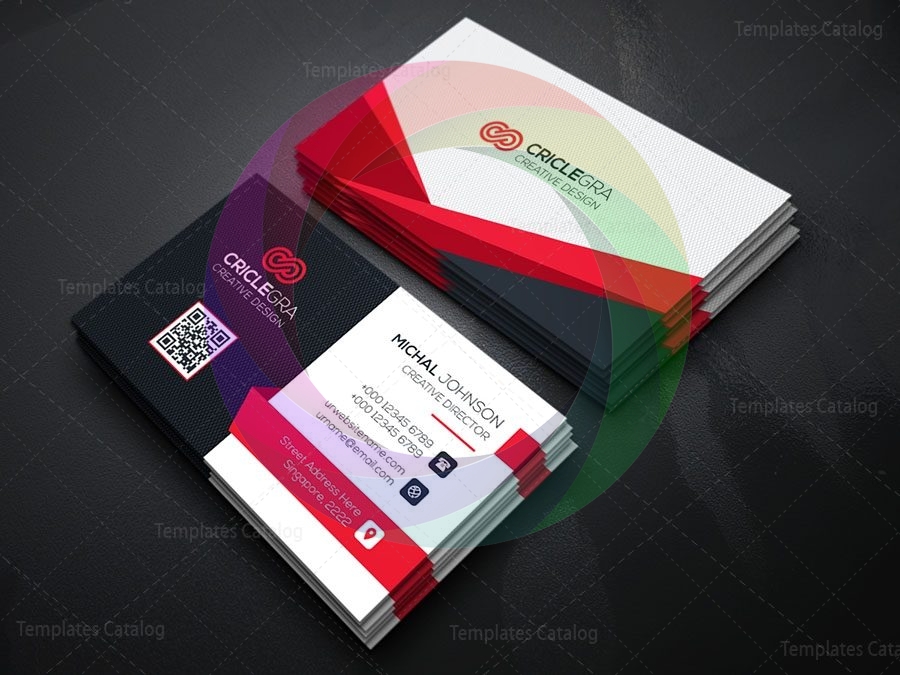 Stylish Technology Business Card - Graphic Prime | Graphic Design Templates