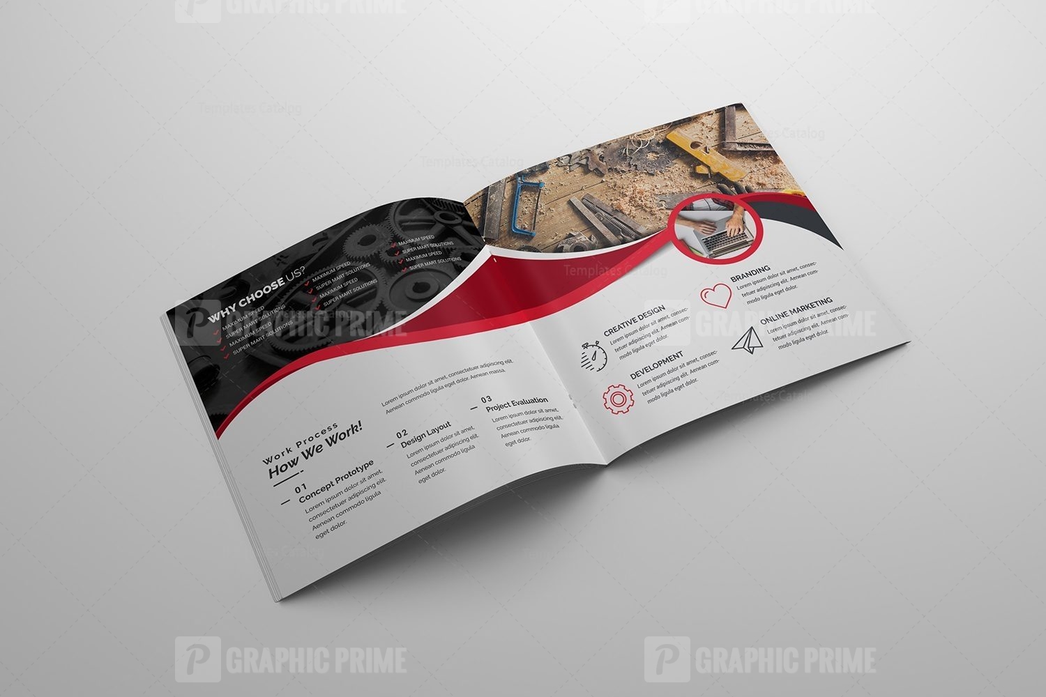 Technology Company Brochure Template - Graphic Prime | Graphic Design ...