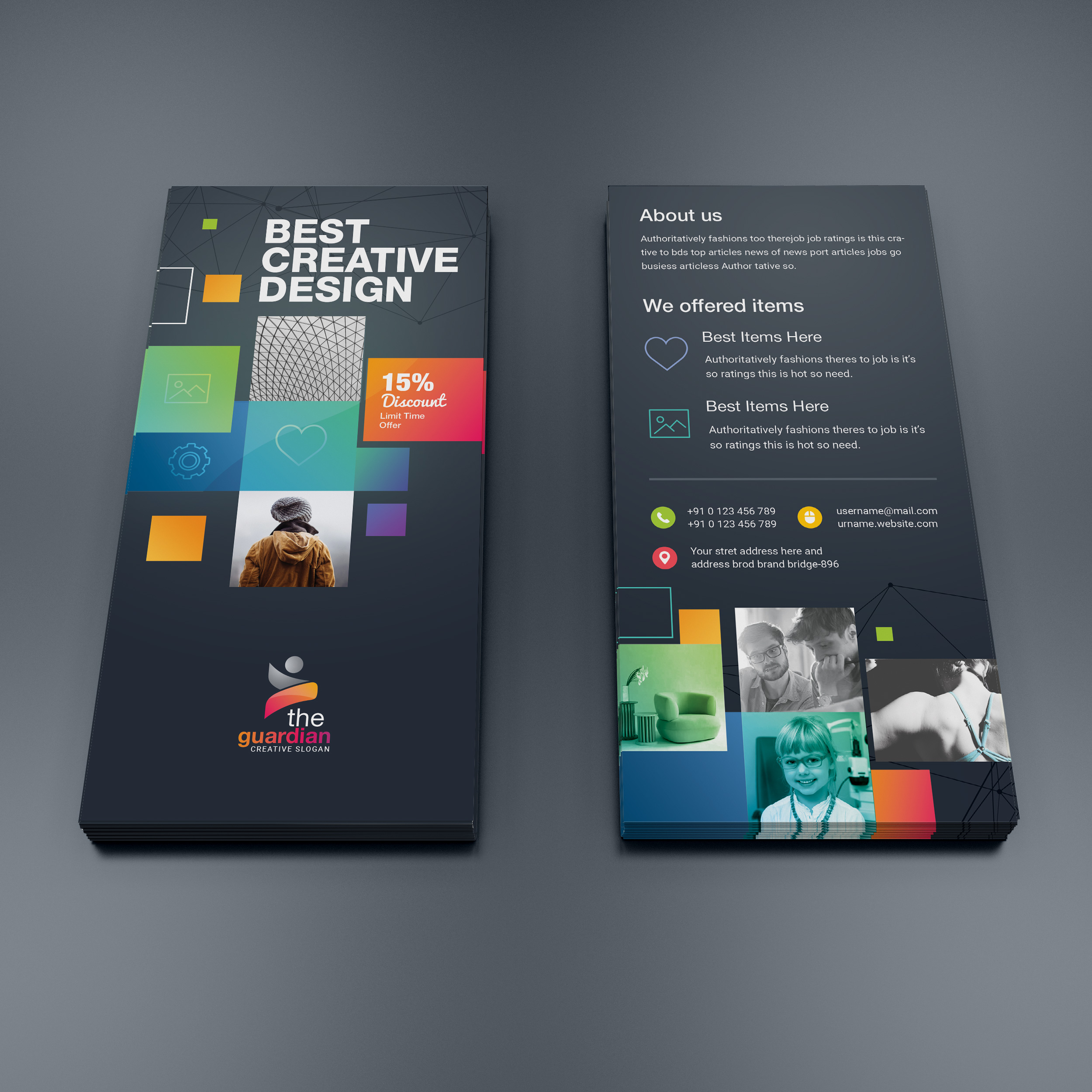 Godlike Elegant Corporate DL Flyer Template - Graphic Prime | Graphic ...