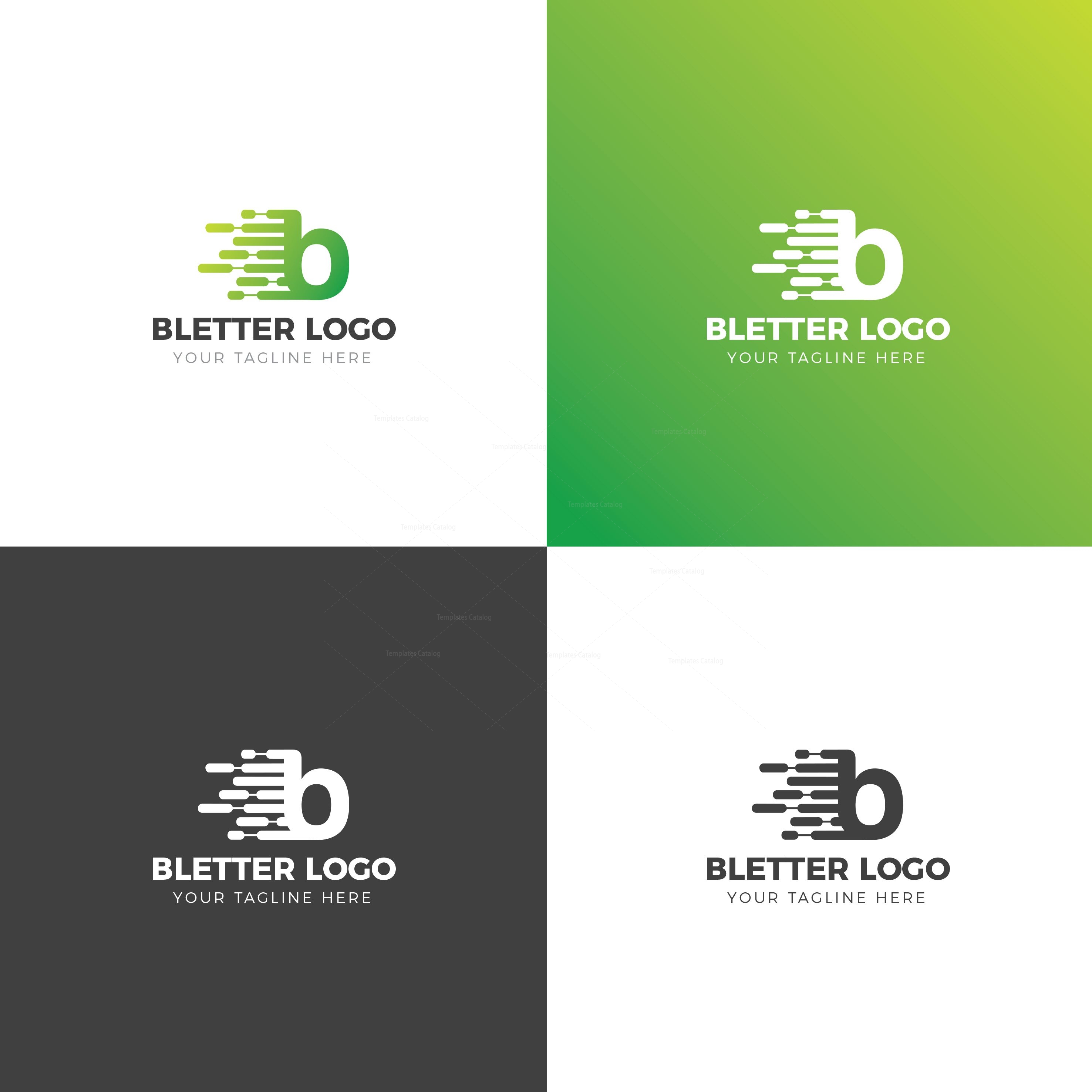 B Creative Logo Design Template - Graphic Prime | Graphic Design Templates