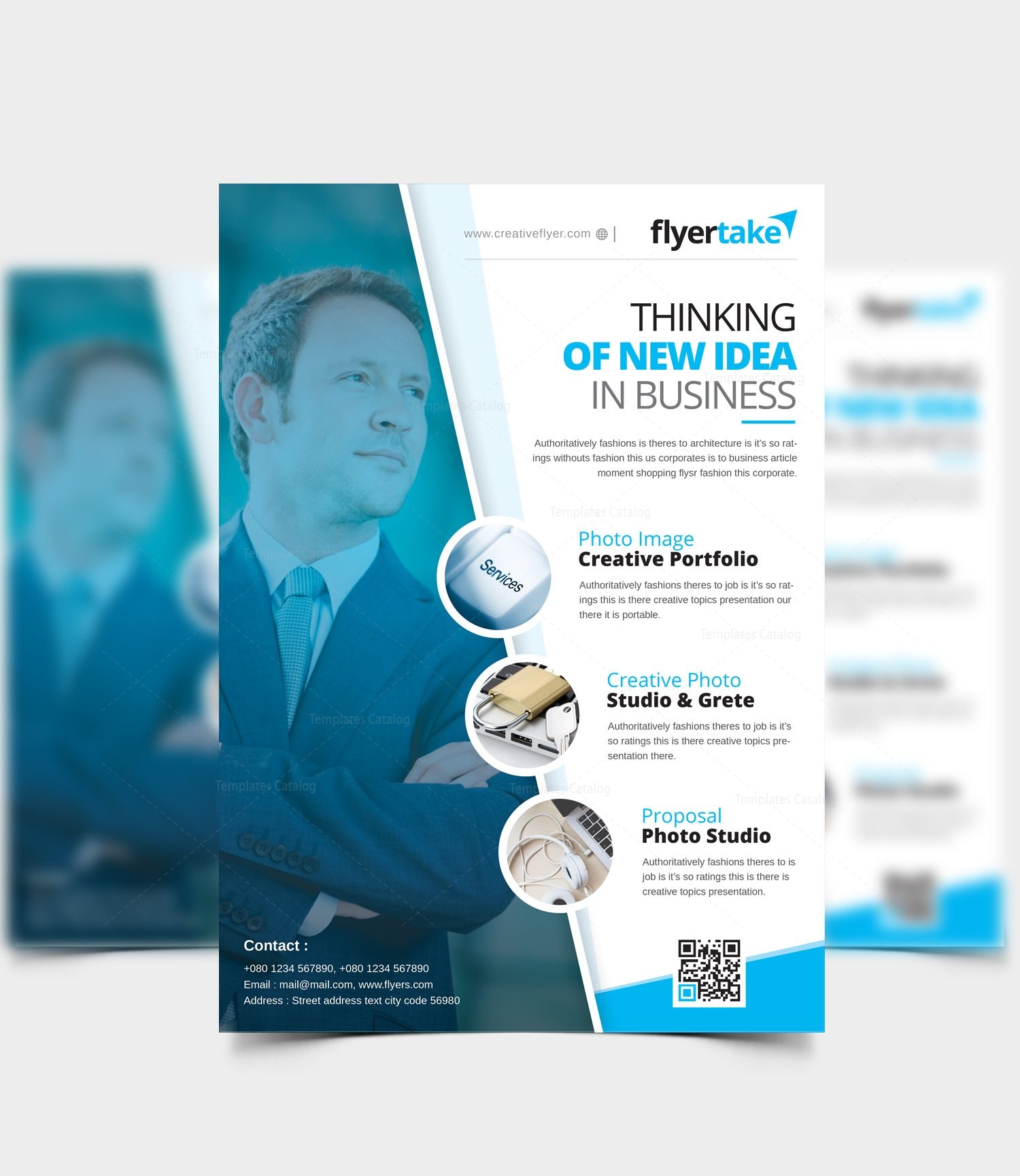 Cincinnati Modern Business Flyer Design Template - Graphic Prime ...