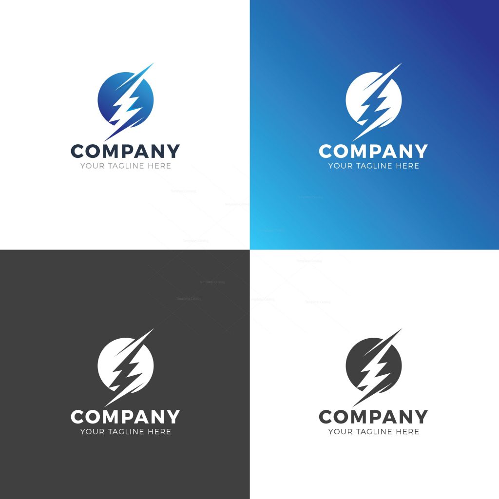 Lightning Professional Logo Design Template - Graphic Prime | Graphic